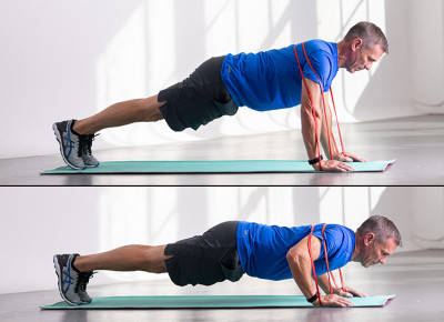 Push Up(s) With Bands More Resistance, Better Results
